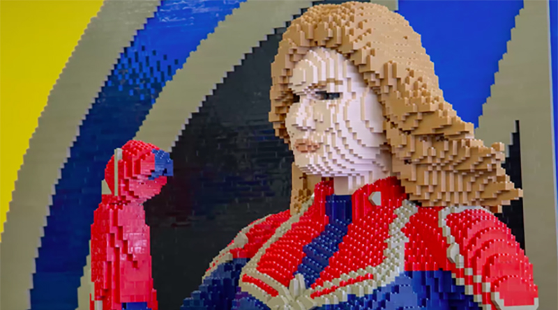 Life-sized LEGO Captain Marvel is ready for Avengers: Endgame