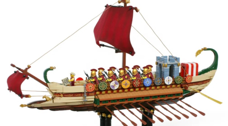 Roman Warship rows into LEGO Ideas review