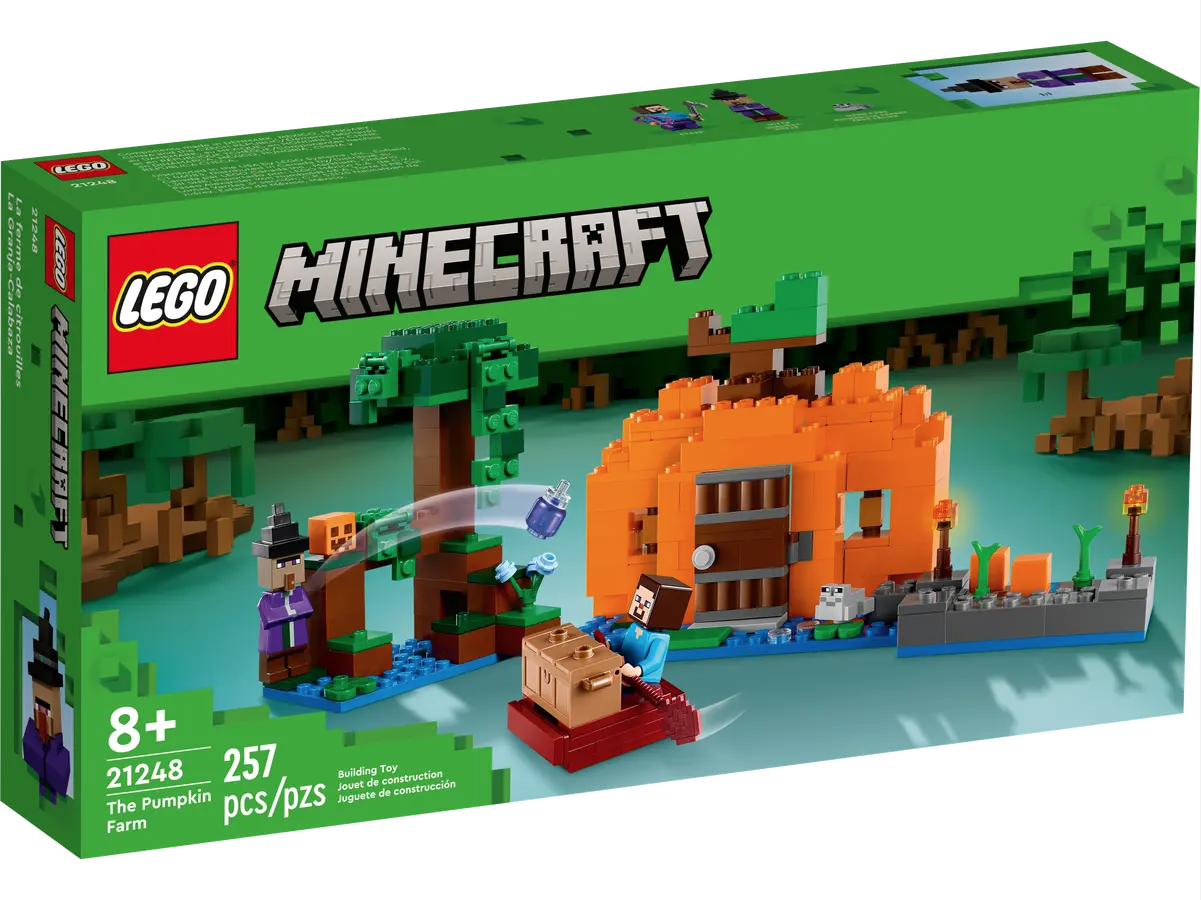 LEGO Minecraft 21248 The Pumpkin Farm box front