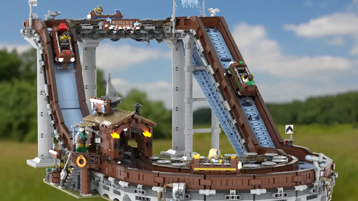 LEGO log flume splashes into Ideas second 2022 review